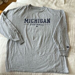 Vintage Michigan Football Long Sleeve Shirt